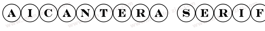 AIcantera Serif SS字体转换